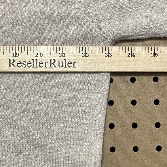 NWOT Hawico Sweater Men Medium Beige Quail Hollow Golf Pure Cashmere Scotland UK - Picture 8 of 10